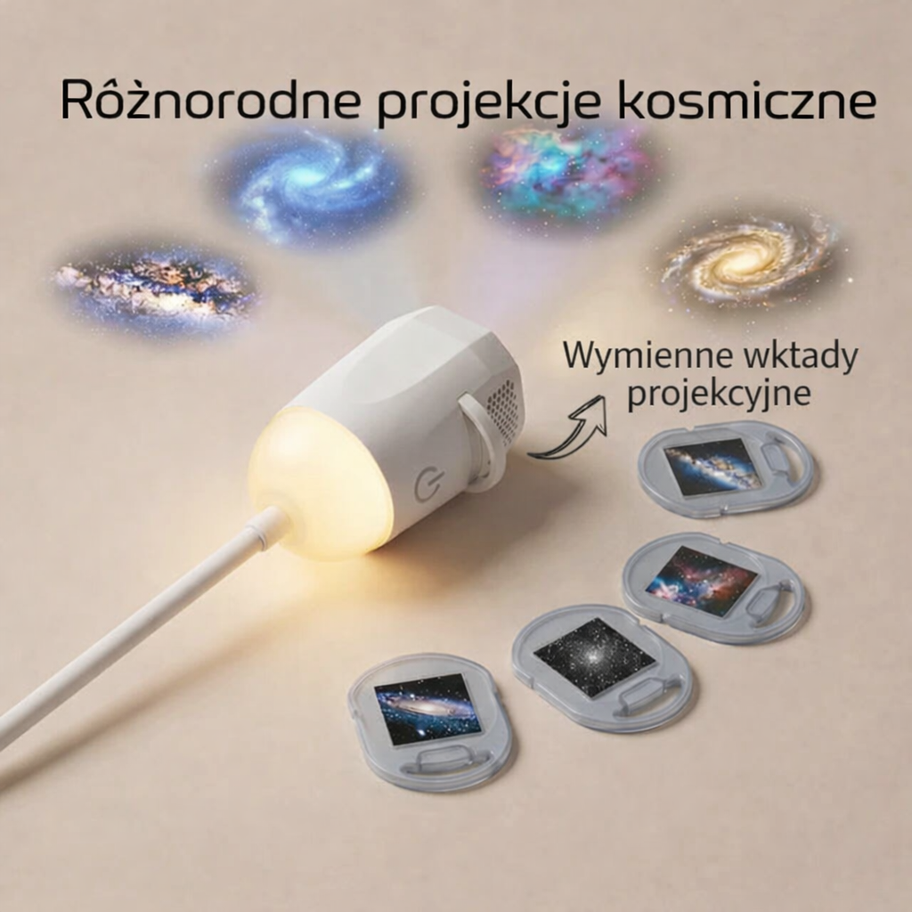 GalaxyLight™ — 2-w-1 Premium projektor nocnego nieba