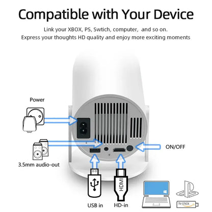 GalaxyLight™ - Portable Projector