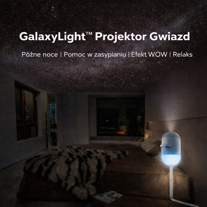 GalaxyLight™ — 2-w-1 Premium projektor nocnego nieba